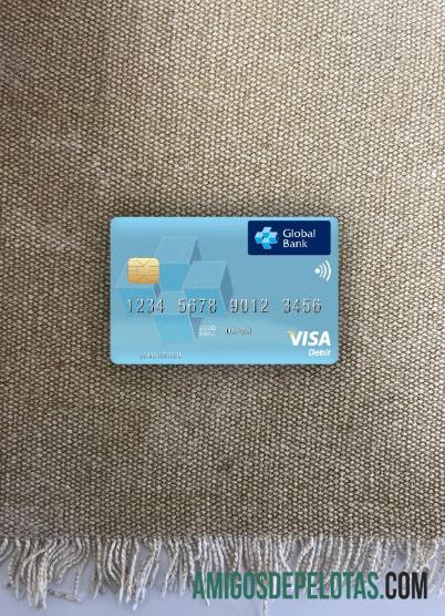 Libéria Global Bank Libéria Visa Cartão de Débito Photolook Front exemplo real